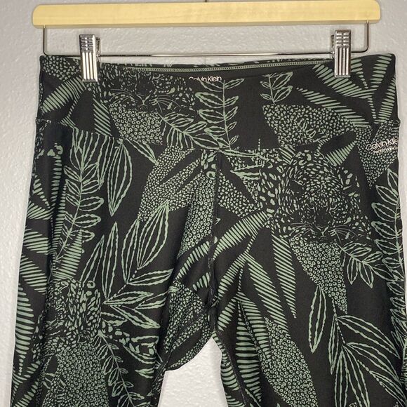 Calvin Klein Performance Wick Safari Print Leggings Size Large - Picture 2 of 11